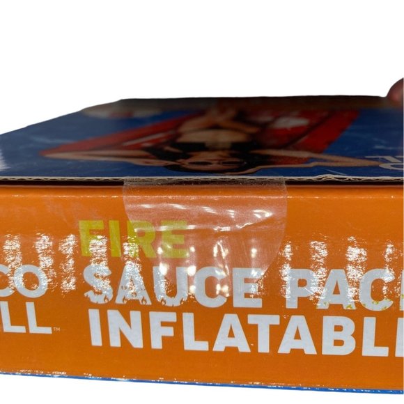 Taco Bell Fire Inflatable Pool Float Beach Lounge NIB - Picture 3 of 7